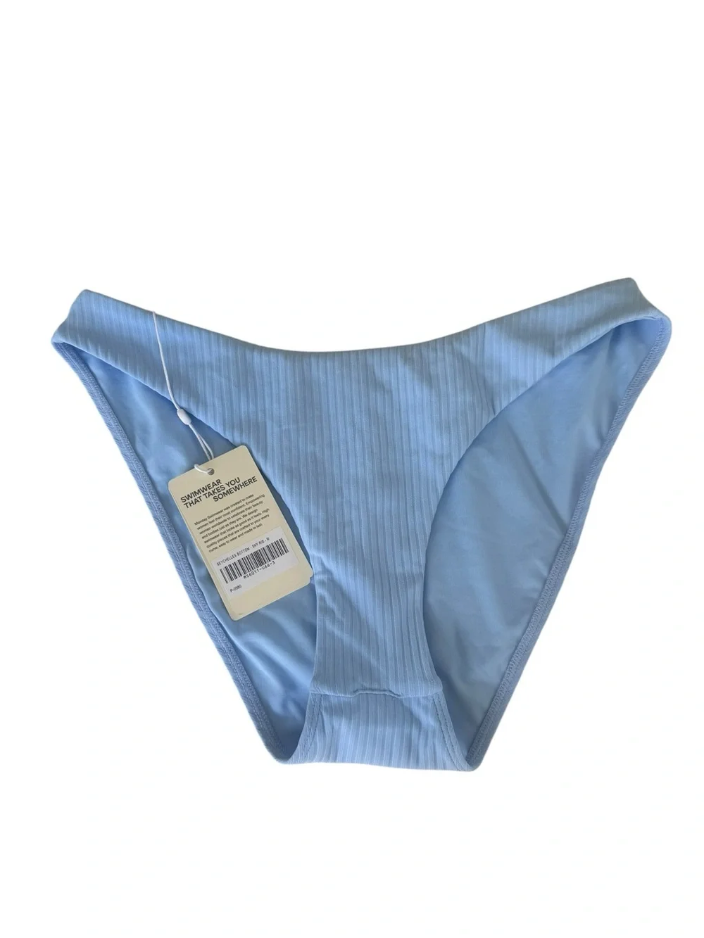 Monday Swimwear Seychelles Bottom Sky Rib NWT M